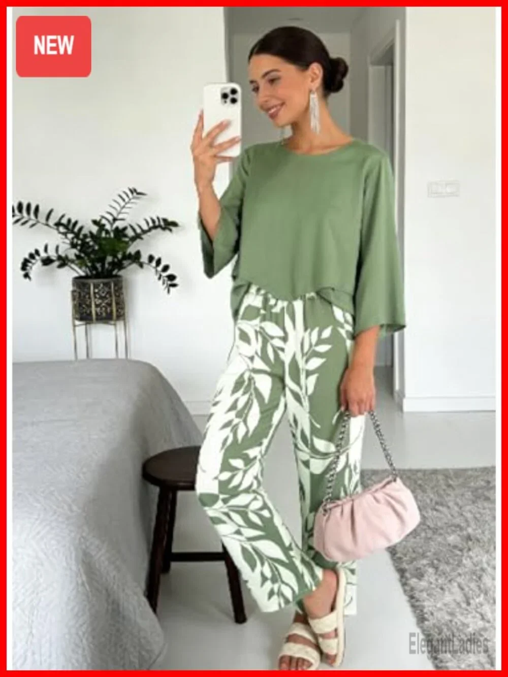 2 Piece Sets for Women, Travel Lounge Matching Sets, Casual Cruise Clothes, 3/4
